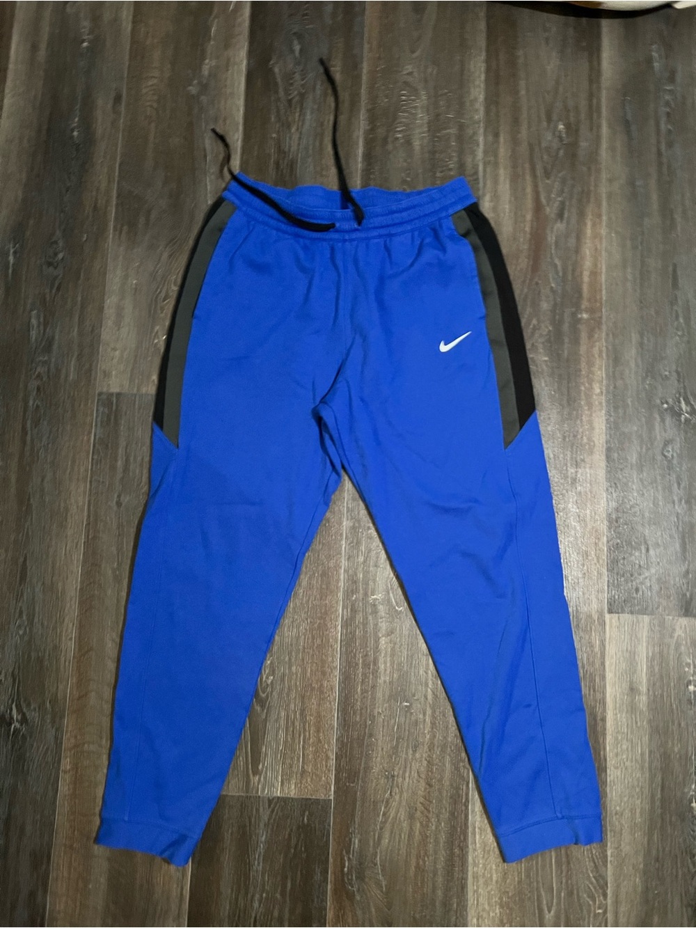 Nike Royal Blue Joggers with Black Side Panels